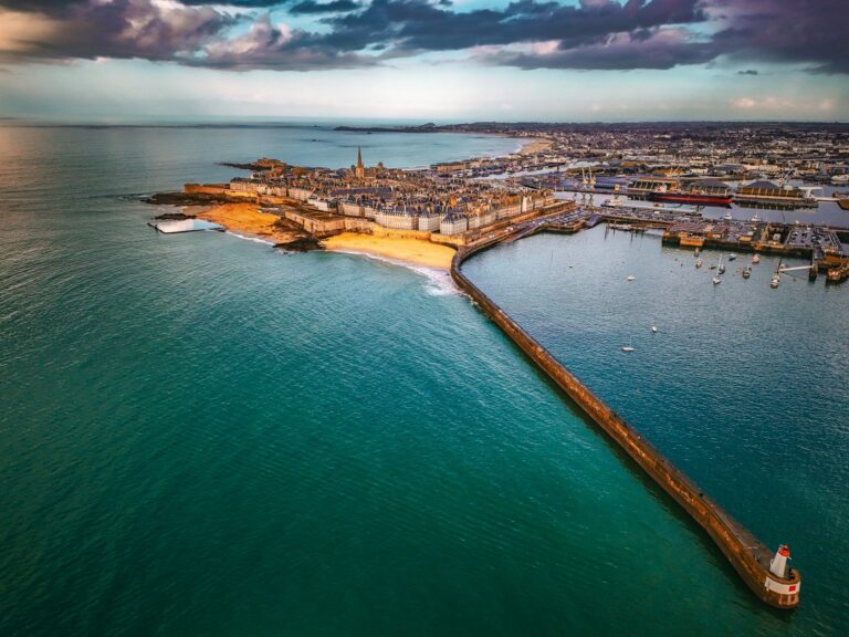 Saint-Malo aan de kust van Bretagne